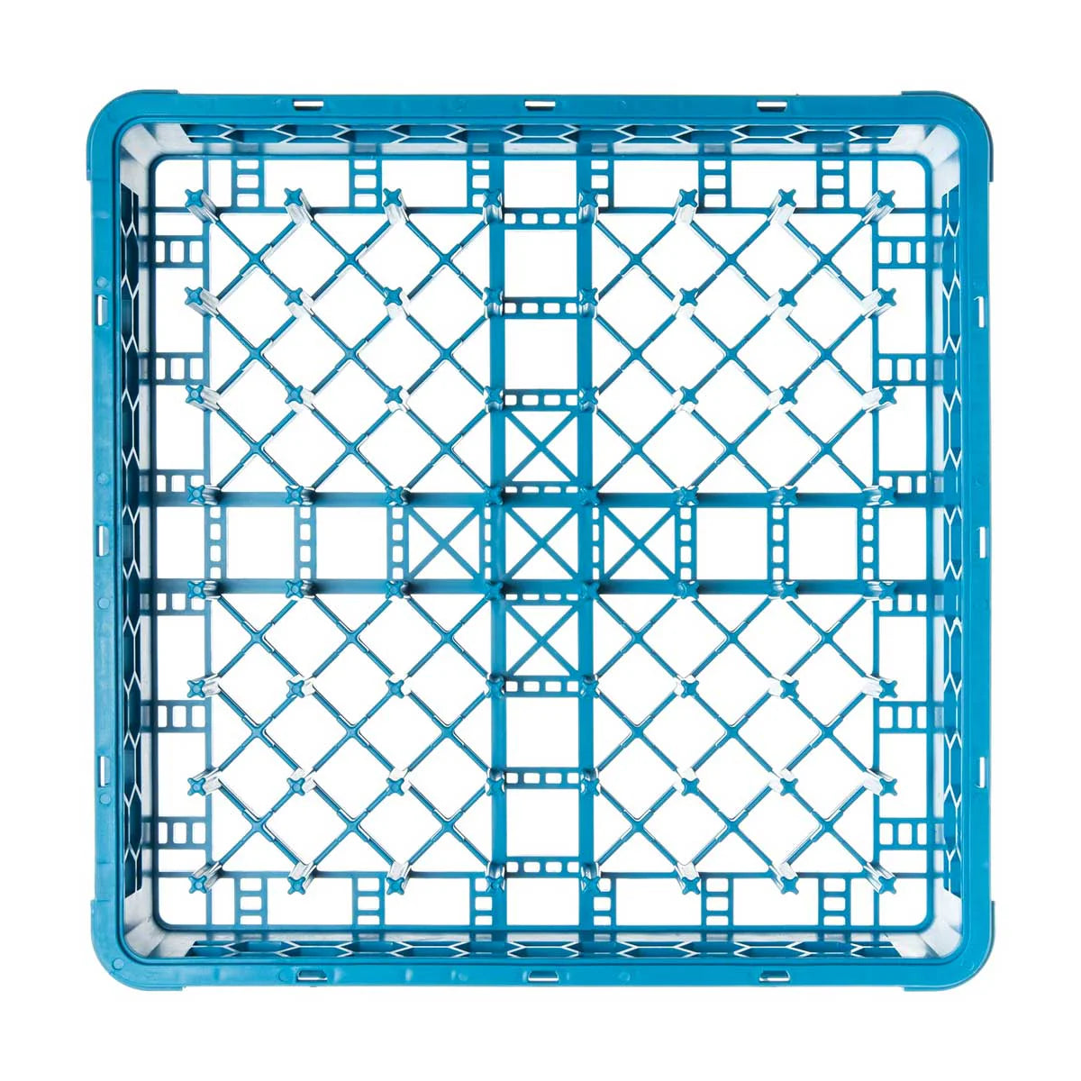 Carlisle RP14 OptiClean All Purpose Plate & Tray Peg Dish Rack, Full Size, Blue