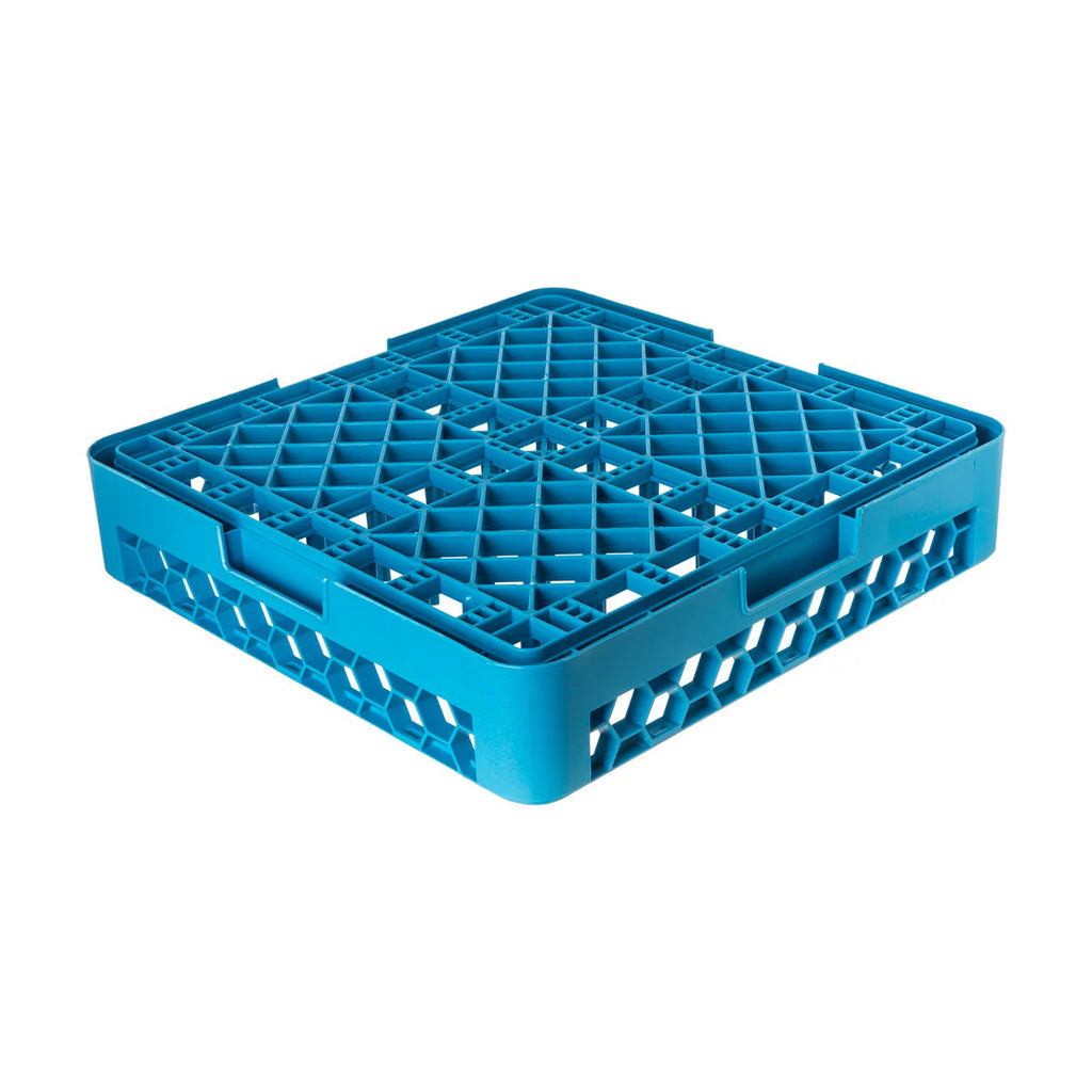 Carlisle RP14 OptiClean All Purpose Plate & Tray Peg Dish Rack, Full Size, Blue
