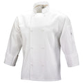 Millennia White Unisex Chef Jacket by Mercer Culinary