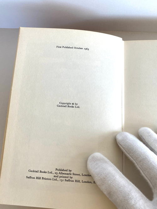 1963 Shaking In The 60s Cocktail Book by Eddie Clark