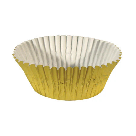 Ateco 6401 Gold Foil Baking Cups, 1 x 3/4, Pack of 200