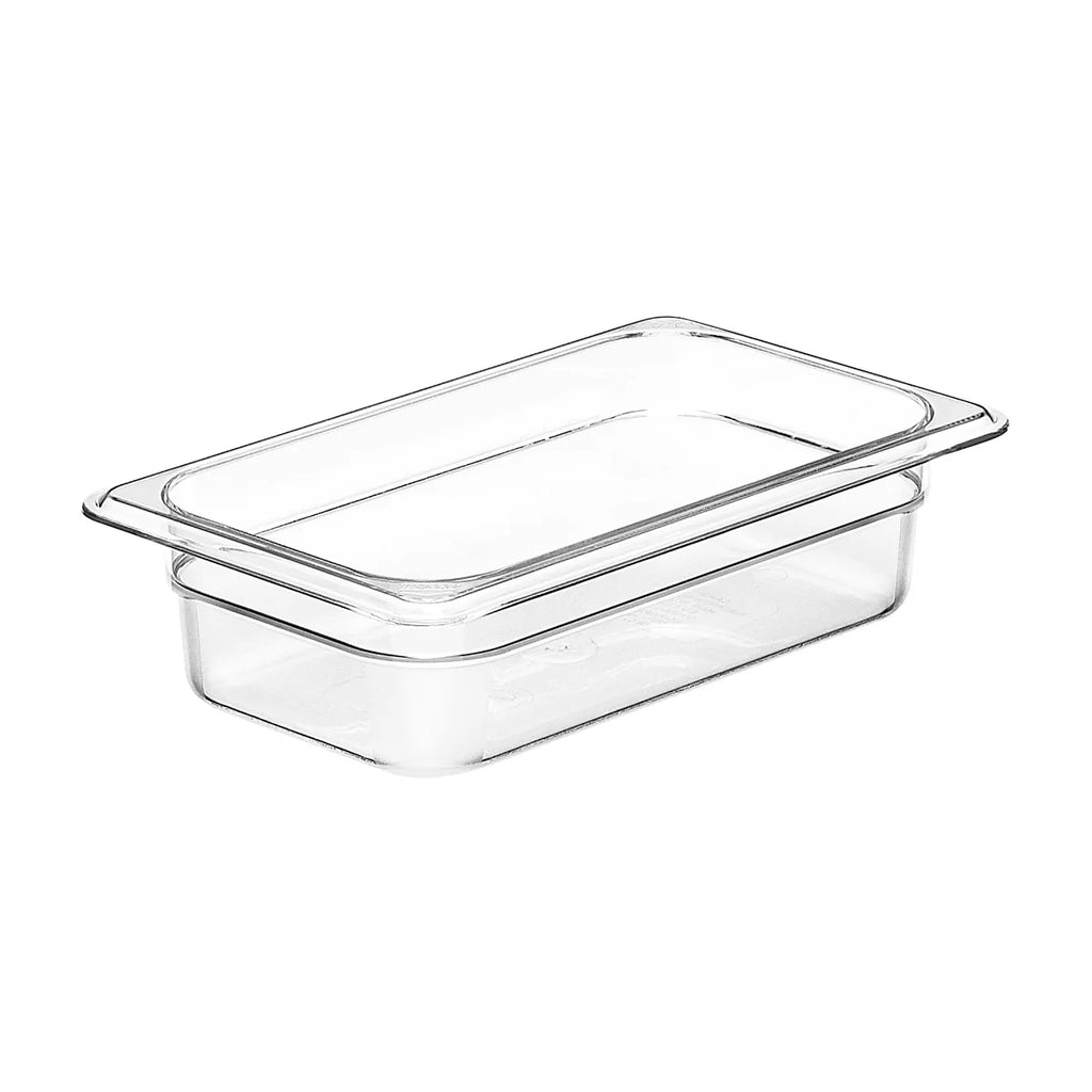 Cambro 42CW135 Camwear 1/4 Size Food Pan, Clear, 2-1/2 Deep